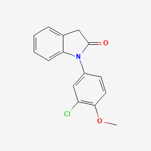 1-(3-Chloro-4-methoxyphenyl)-2(1H,3H)-indolone