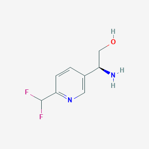 (S)-2-Amino-2-(6-(difluoromethyl)pyridin-3-yl)ethanol