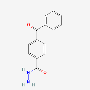 molecular formula C14H12N2O2 B8377167 4-Benzoylbenzohydrazide 