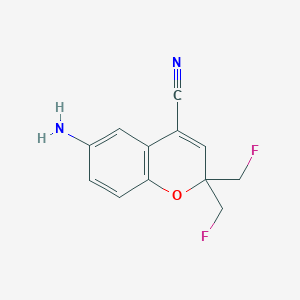 6-amino-4-cyano-2,2-bis(fluoromethyl)-2H-1-benzopyran
