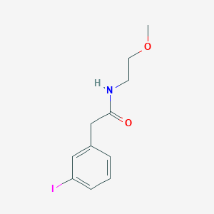 2-(3-iodophenyl)-N-(2-methoxyethyl)acetamide