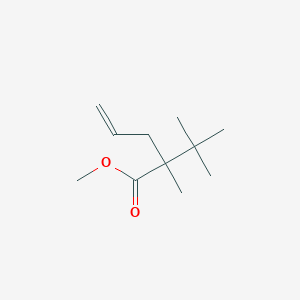 Methyl 2-(1,1-dimethylethyl)-2-methyl-4-pentenoate