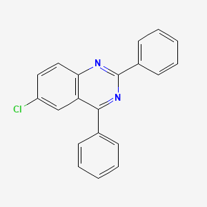 molecular formula C20H13ClN2 B8377314 6-Chloro-2,4-diphenylquinazoline CAS No. 30169-34-7