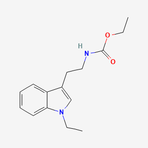 molecular formula C15H20N2O2 B8377317 [2-(1-Ethyl-1H-indol-3-yl)-ethyl]-carbamic acid ethyl ester 