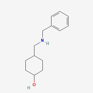 molecular formula C14H21NO B8377343 N-benzyl-N-(4-hydroxycyclohexyl methyl)amine 