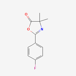 2-(4-Fluoro-phenyl)-4,4-dimethyl-4H-oxazol-5-one