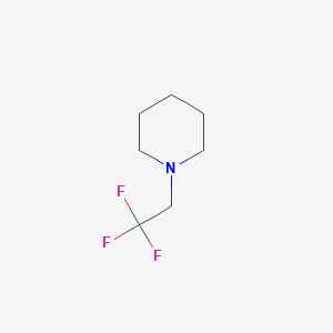 molecular formula C7H12F3N B8377376 Trifluoroethyl piperidine 