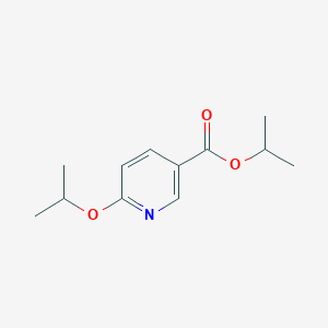 molecular formula C12H17NO3 B8377382 Isopropyl 6-isopropoxynicotinate CAS No. 223127-06-8