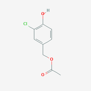 molecular formula C9H9ClO3 B8377415 (3-Chloro-4-hydroxy-phenyl)-methyl acetate 