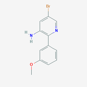 5-Bromo-2-(3-methoxyphenyl)pyridin-3-amine