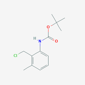 2-Tert-butoxycarbonylamino-6-methylbenzylchloride
