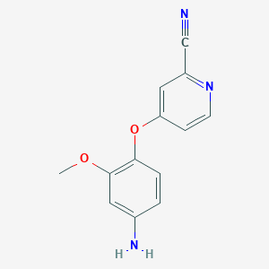 4-(4-Amino-2-methoxyphenoxy)pyridine-2-carbonitrile