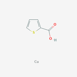molecular formula C5H4CuO2S B8378049 Copper thiophene-2-carboxylic acid 