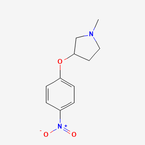 1-Methyl-3-(4-nitrophenoxy)pyrrolidine