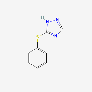 molecular formula C8H7N3S B8378088 5-Phenylsulfanyl-1h-[1,2,4]triazole 