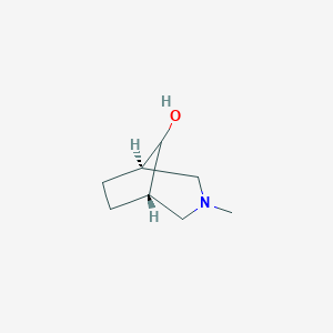 B083781 (1S,5R)-3-methyl-3-azabicyclo[3.2.1]octan-8-ol CAS No. 13493-39-5