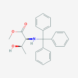 molecular formula C24H25NO3 B8378113 Methyl trityl-L-threoninate 