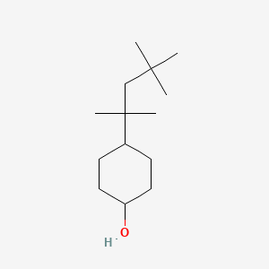 molecular formula C14H28O B8378136 Cyclohexanol, 4-(1,1,3,3-tetramethylbutyl)- CAS No. 4631-98-5