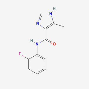 N-(2-Fluorophenyl)-5-methyl-1H-imidazole-4-carboxamide