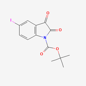 tert-Butyl 5-iodo-2,3-dioxo-2,3-dihydroindole-1-carboxylate