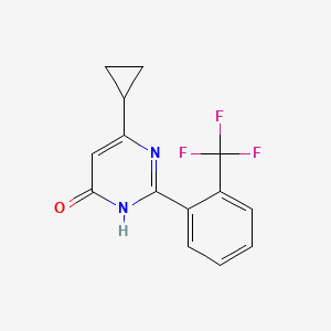 6-cyclopropyl-2-(2-trifluoromethyl-phenyl)-3H-pyrimidin-4-one