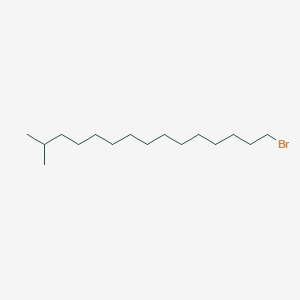 molecular formula C16H33Br B8378350 Pentadecane, 1-bromo-14-methyl- CAS No. 69001-51-0