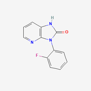 3-(2-Fluorophenyl)-1,3-dihydroimidazo[4,5-b] pyridin-2-one