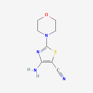 2-Morpholino-4-amino-5-cyanothiazole