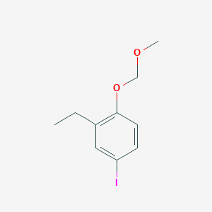 2-Ethyl-4-iodo-1-methoxymethoxy-benzene