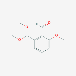 2-Methoxy-6-(dimethoxymethyl)benzaldehyde
