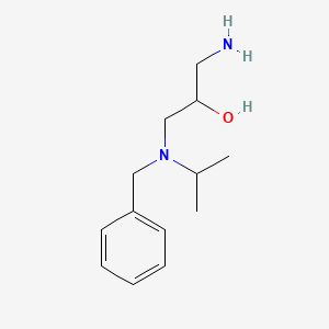 molecular formula C13H22N2O B8378460 1-amino-3-(N-benzyl isopropylamino)-2-propanol 