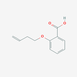 molecular formula C11H12O3 B8378471 2-But-3-enyloxy-benzoic acid 