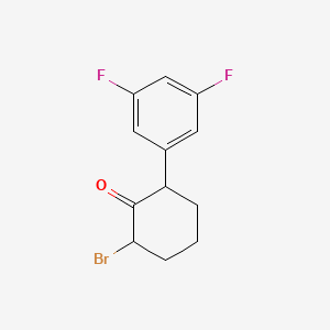 2-Bromo-6-(3,5-difluoro-phenyl)-cyclohexanone
