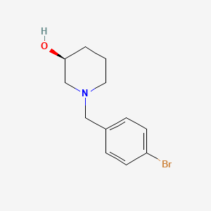 (S)-1-(4-Bromobenzyl)-piperidin-3-ol