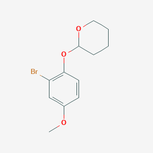 2-(2-Bromo-4-methoxyphenoxy)tetrahydropyran