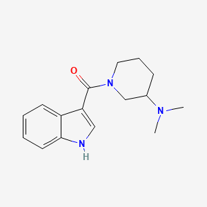 molecular formula C16H21N3O B8378868 3-Dimethylamino-1-[[(1H)-indol 3 yl]carbonyl]piperidine CAS No. 126584-47-2