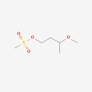 molecular formula C6H14O4S B8378927 3-Methoxybutyl methanesulfonate 