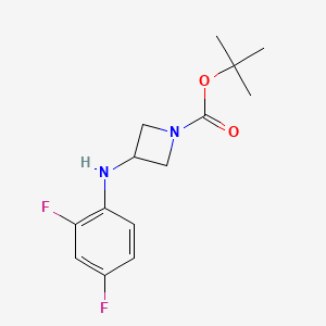 Tert-butyl 3-((2,4-difluorophenyl)amino)azetidine-1-carboxylate