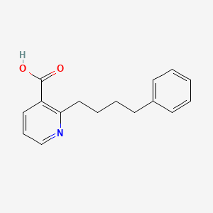 molecular formula C16H17NO2 B8379029 2-(4-Phenylbutyl)nicotinic acid 