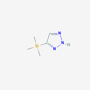 molecular formula C5H11N3Si B8379057 TMS-triazole 