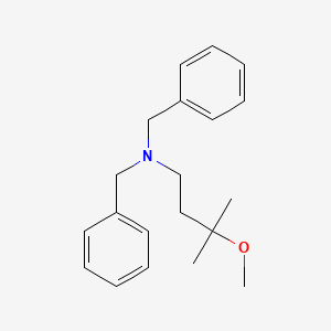 N,N-dibenzyl-3-methoxy-3-methylbutan-1-amine