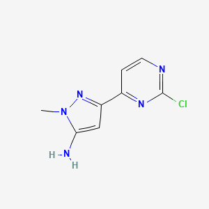 3-(2-chloropyrimidin-4-yl)-1-methyl-1H-pyrazol-5-amine