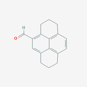 molecular formula C17H16O B8379083 1,2,3,6,7,8-Hexahydro-4-pyrenecarbaldehyde 