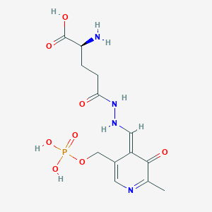 molecular formula C13H19N4O8P B083791 Pyridoxal phosphate gamma-glutamyl hydrazone CAS No. 14520-50-4