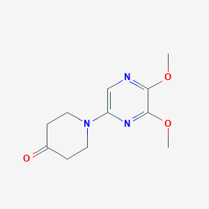 1-(5,6-Dimethoxypyrazin-2-yl)piperidin-4-one