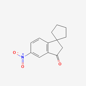 5'-Nitro-spiro(cyclopentane-1,1'-indan)-3'-one