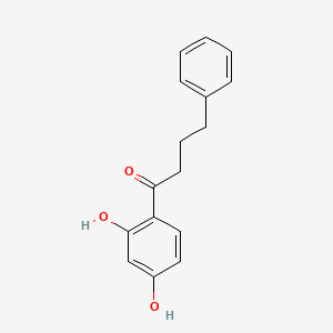 molecular formula C16H16O3 B8379170 2,4-Dihydroxyphenyl-3-phenylpropyl ketone 