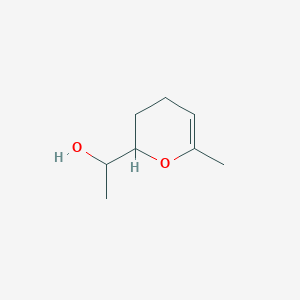 1-(6-methyl-3,4-dihydro-2H-pyran-2-yl)ethanol