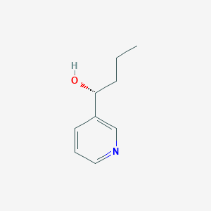 molecular formula C9H13NO B8379189 (R)-1-(3-Pyridyl)-1-butanol 