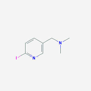 molecular formula C8H11IN2 B8379196 (6-Iodo-pyridin-3-ylmethyl)-dimethyl-amine 